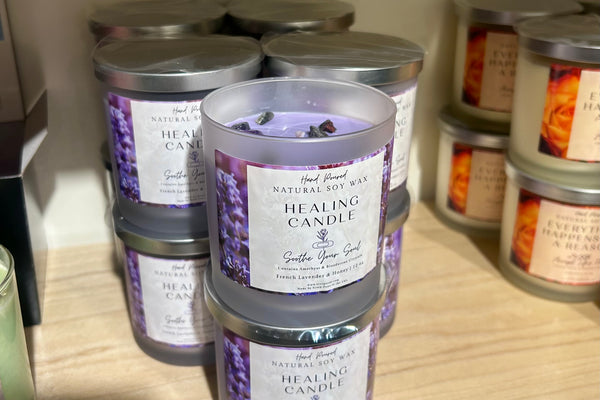Healing Soy Wax Candle by Scorp Zone