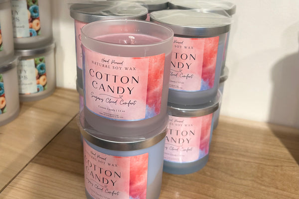 Cotton Candy Soy Wax Candle by Scorp Zone