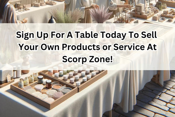 Weekend Table Events at Scorp Zone!
