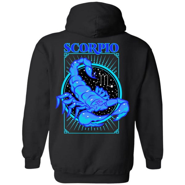 SCORPIO DESIGN ON BACK AND SMALL SCORP ZONE LOGO ON FRONT -  Z66 Pullover Hoodie - ScorpZone