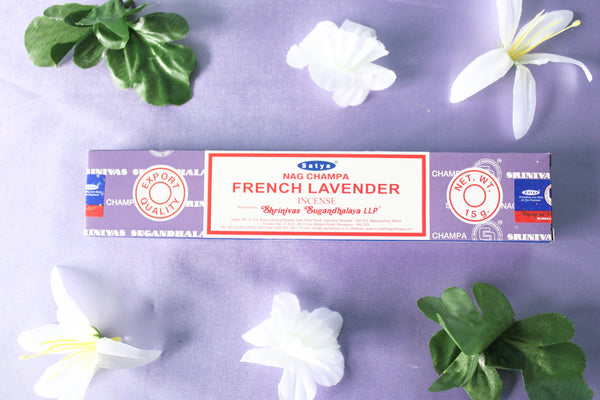 French Lavender Incense Sticks SATYA