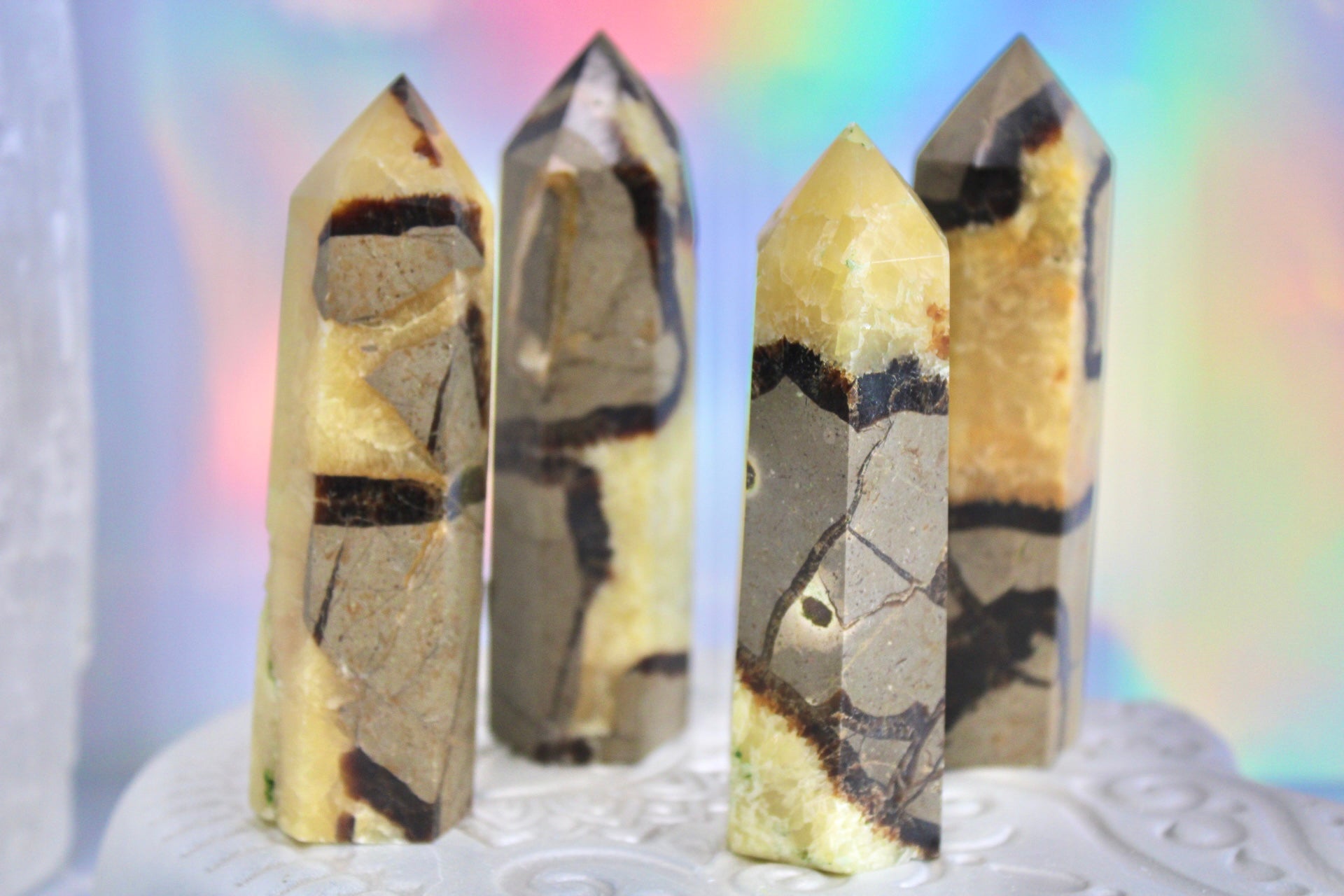 Septarian Crystal Point