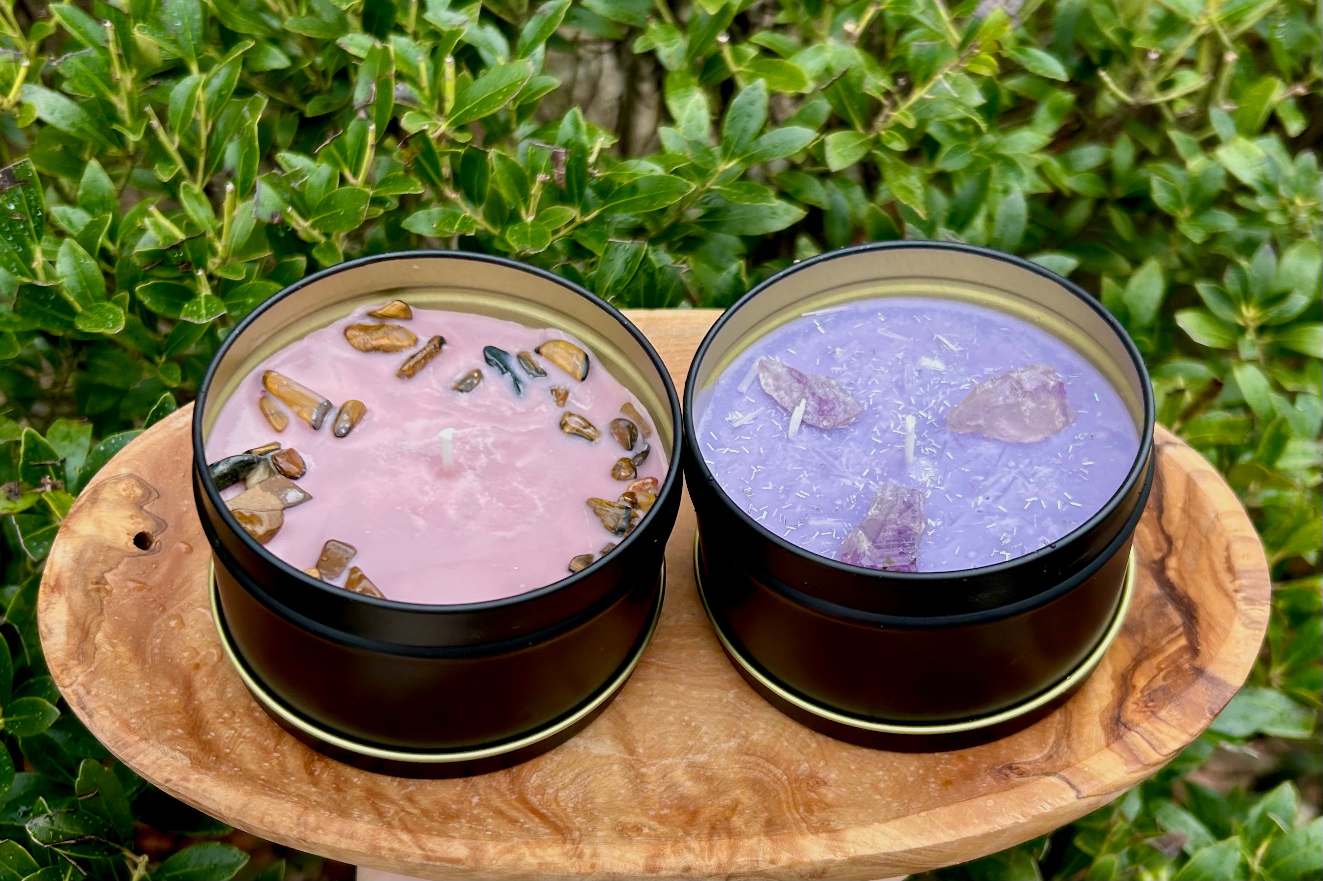 Intention Candles in Tin Natural Soy Wax by Scorp Zone