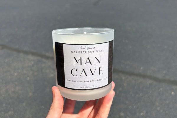 Man Cave 100% Natural Soy Wax Candle By Scorp Zone