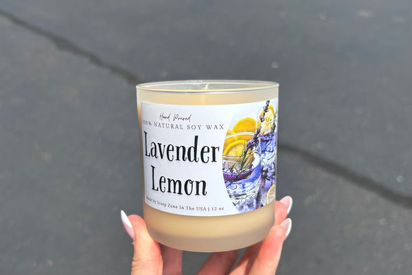 Lavender Lemon 100% Natural Soy Wax Candle