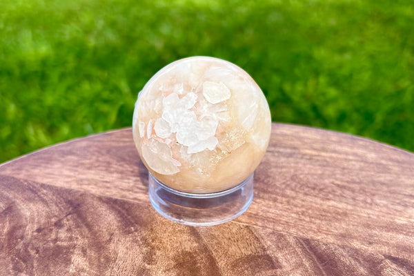 Stilbite Crystal Sphere