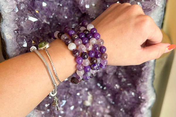 Amethyst Crystal Bracelet