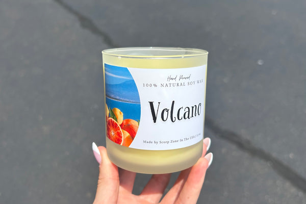 Volcano 100% Natural Soy Wax Candle