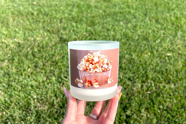 Caramel Popcorn 100% Natural Soy Wax Candle