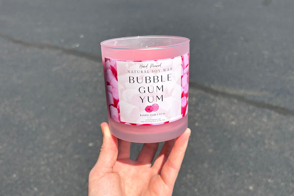 Bubble Gum Yum 100% Natural Soy Wax Candle by Scorp Zone