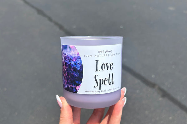 Love Spell 100% Natural Soy Wax Candle