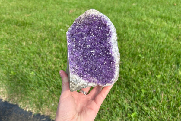 Amethyst Standing Cluster