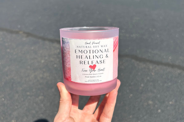 Emotional Healing & Release 100% Natural Soy Wax Candle by Scorp Zone