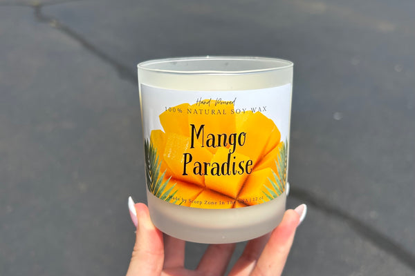 Mango Paradise 100% Natural Soy Wax Candle