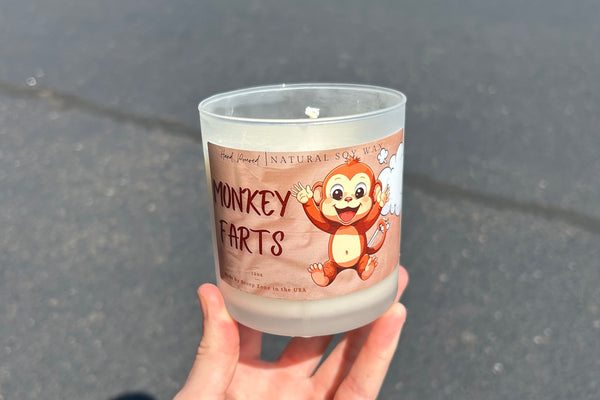 Monkey Farts Soy Wax Candle by Scorp Zone