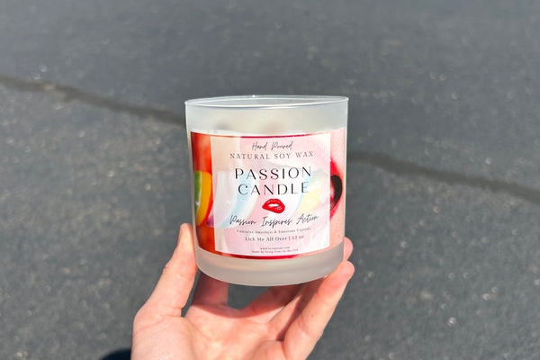 Passion 100% Natural Soy Wax Candle by Scorp Zone