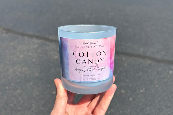 Cotton Candy 100% Natural Soy Wax Candle by Scorp Zone