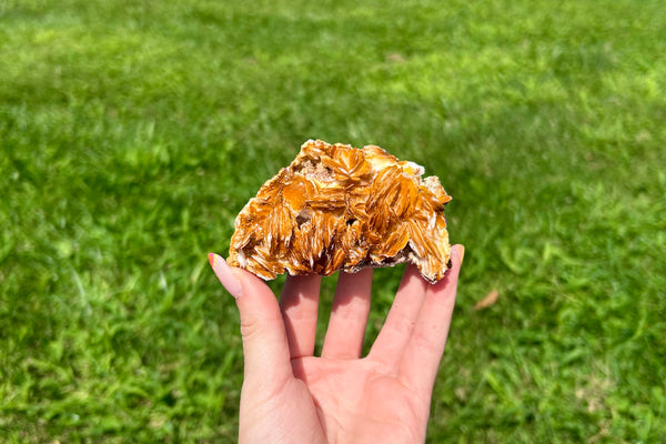 Barite Crystal Specimen with Vanadinite