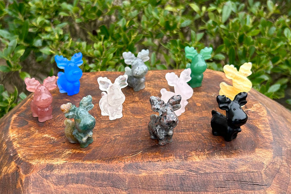 Reindeer Mini Crystal Carving Mix