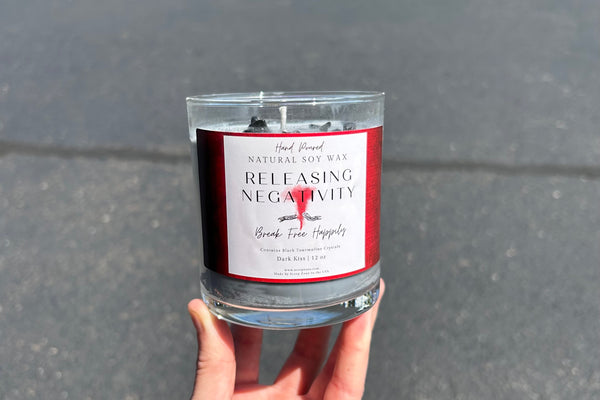 Releasing Negativity 100% Natural Soy Wax Candle by Scorp Zone