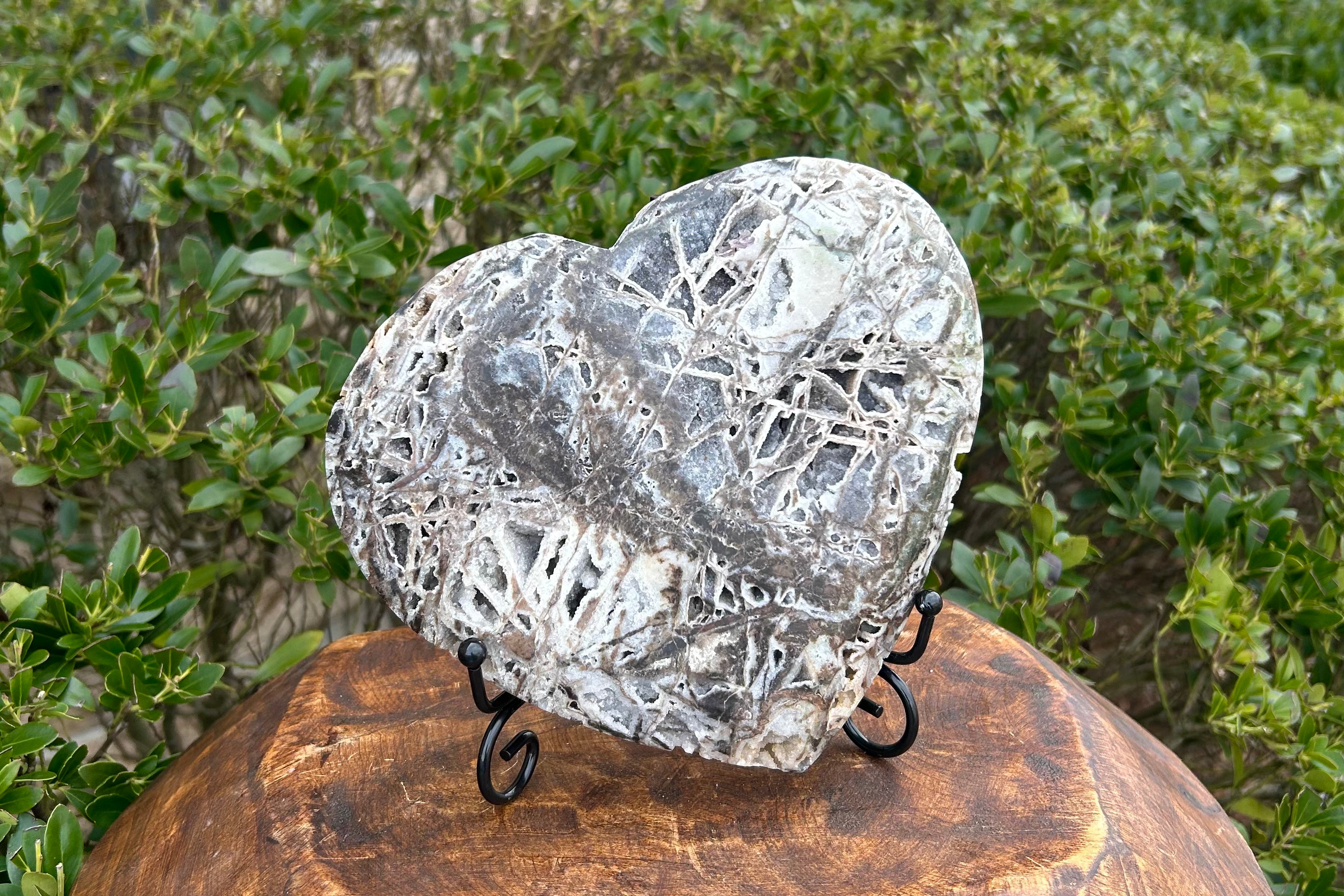 Sphalerite Heart Carving