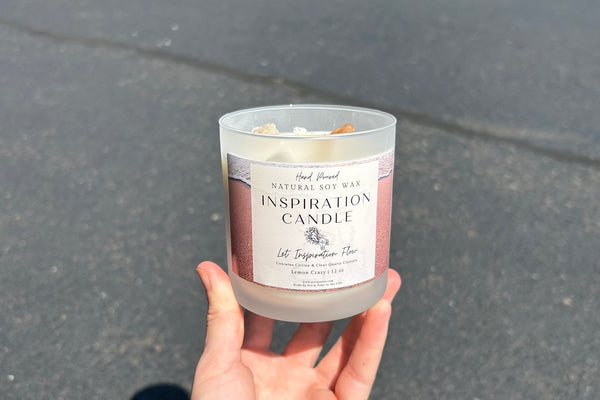 Inspiration 100% Natural Soy Wax Candle by Scorp Zone