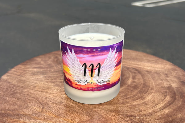 Angel Number 100% Natural Soy Wax Candle