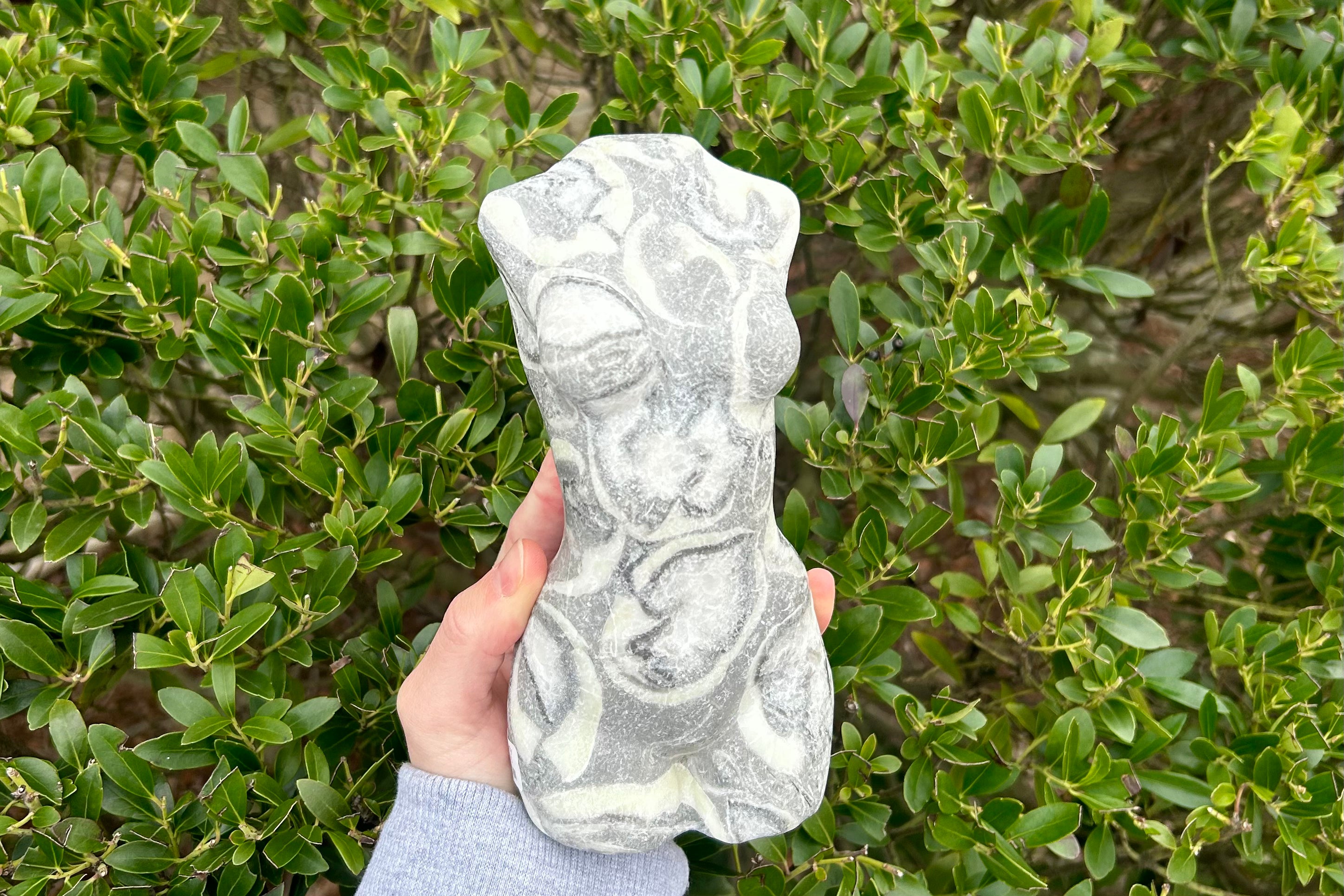 Big Goddess Body Crystal Carving