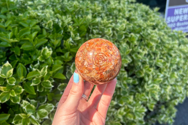 Crystal Orgonite Sphere