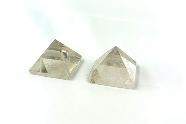 Smoky Quartz Pyramid Crystal Carving
