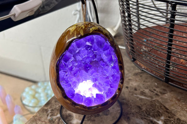Crystal Cave Lamp