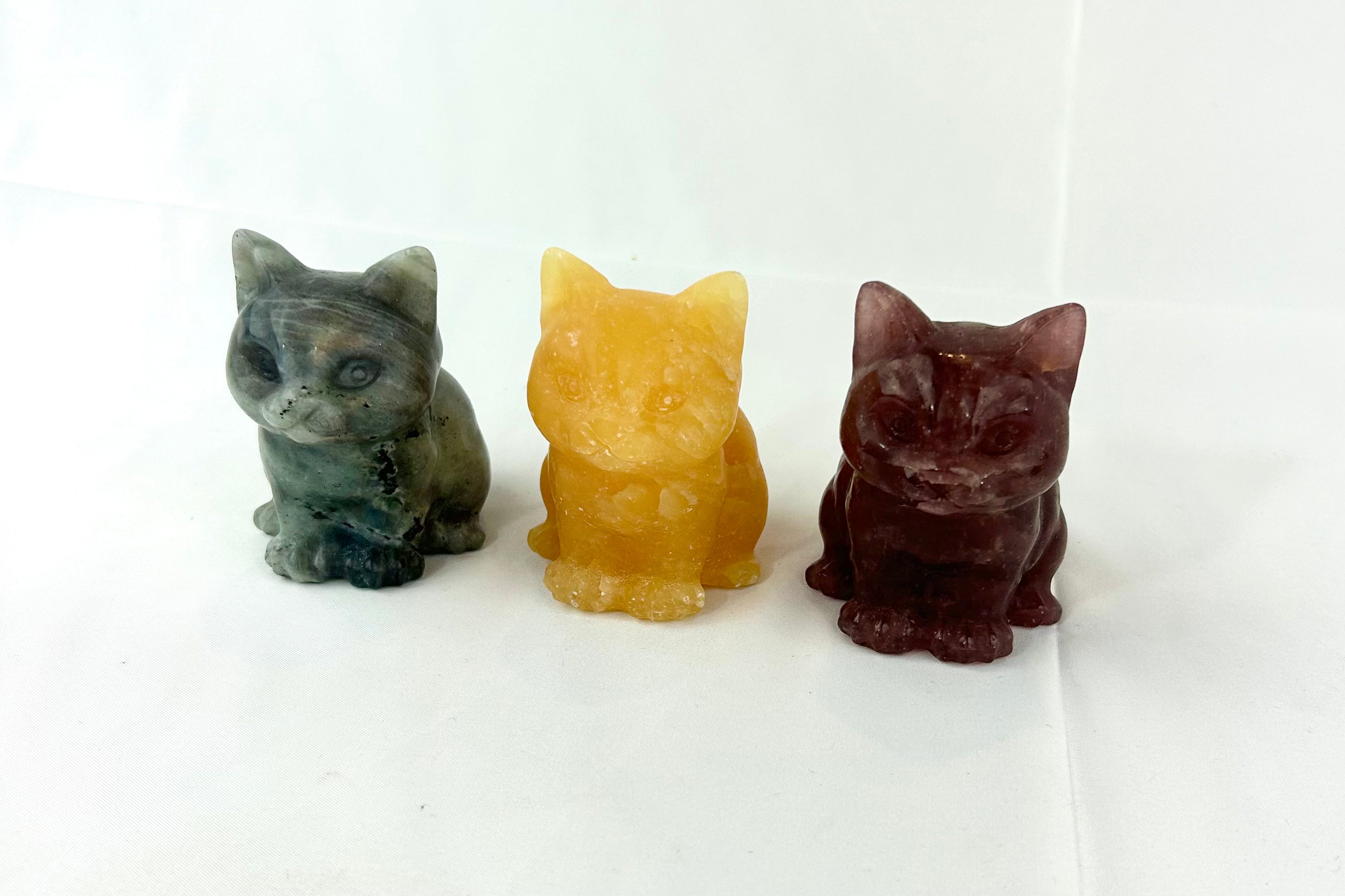 Cat Crystal Carving