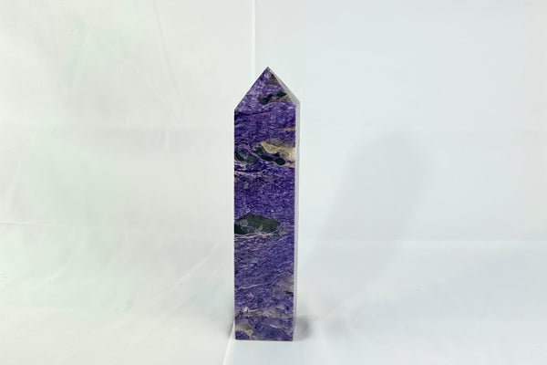 Charoite Crystal Tower