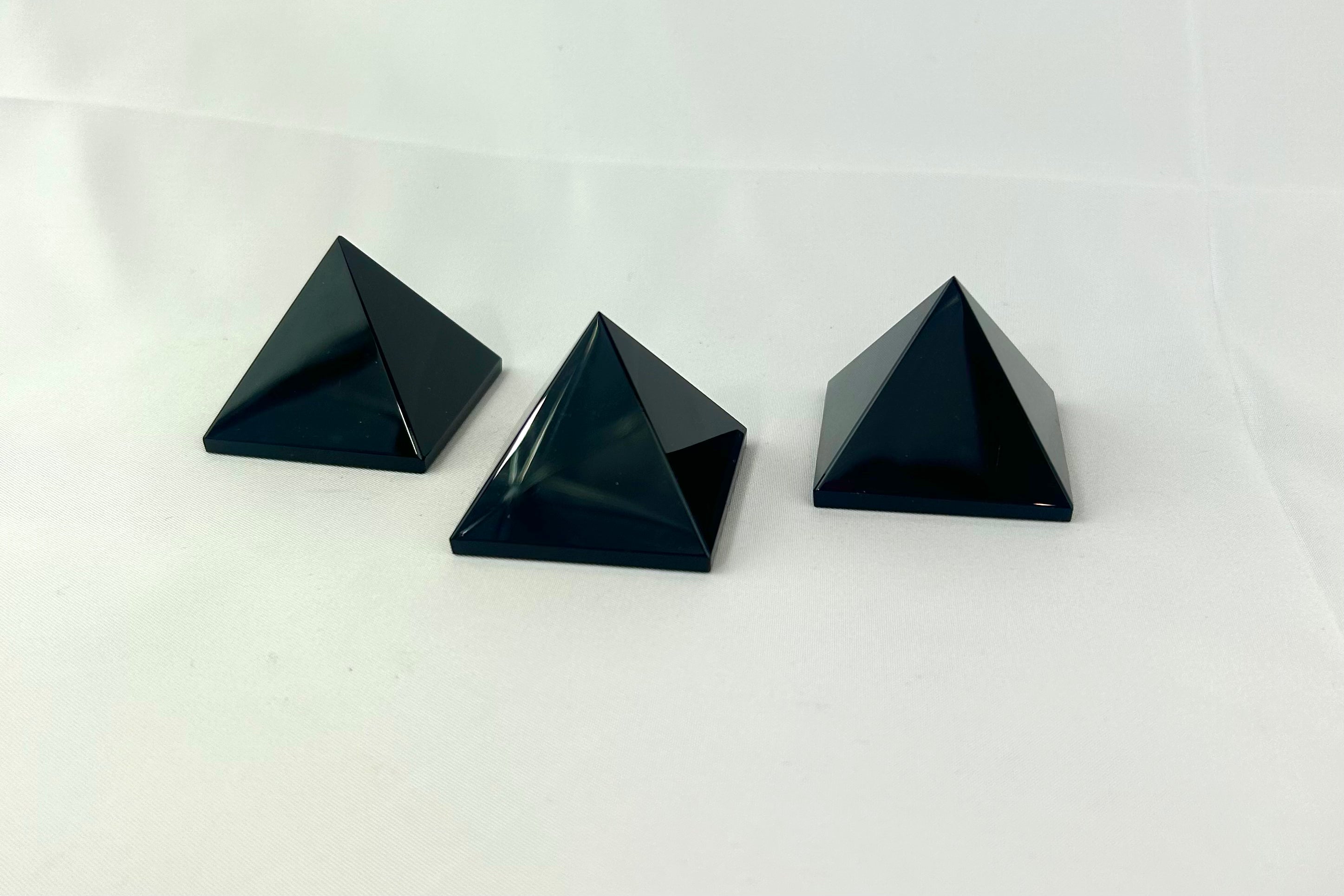 Black Obsidian Pyramid