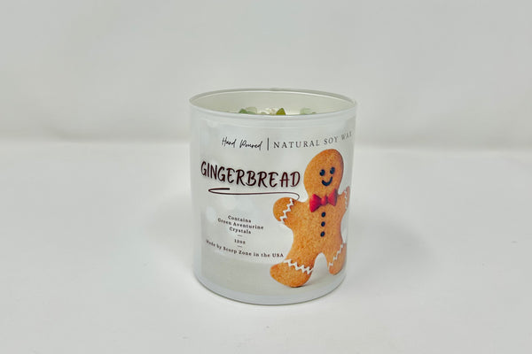 Gingerbread Natural 100% Natural Soy Wax Candle by Scorp Zone