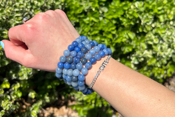 Blue Aventurine Crystal Bracelet