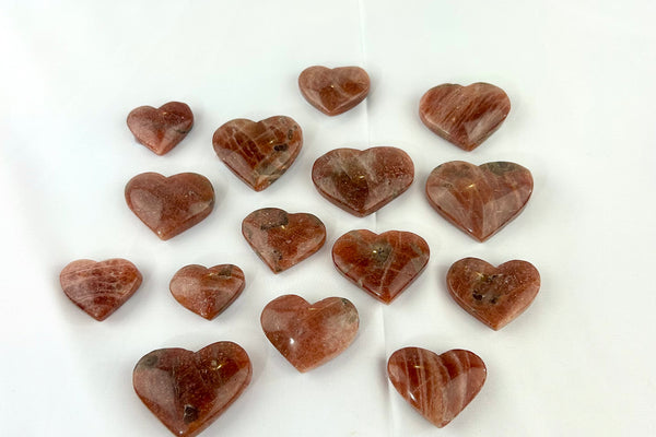 Sunstone High Quality "Arusha" Crystal Heart