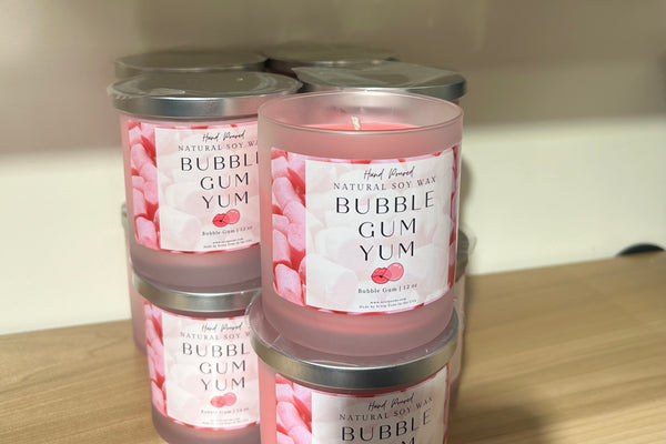Bubble Gum Yum Soy Wax Candle by Scorp Zone