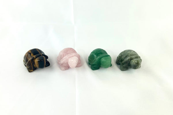 Baby Turtle Crystal Carving