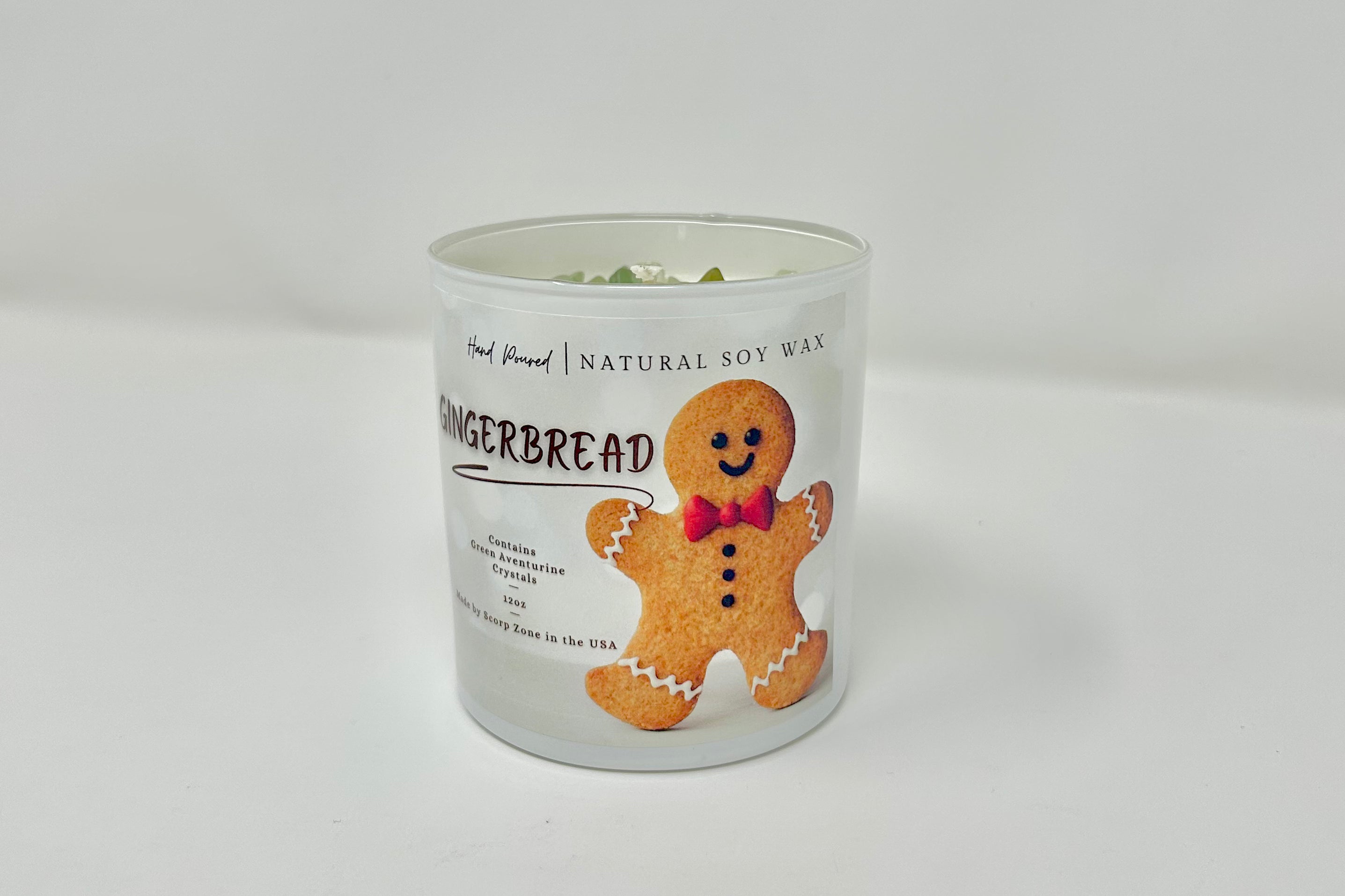 Gingerbread Natural Soy Wax Candle by Scorp Zone