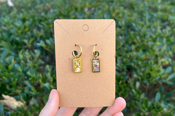 Tarot Card Earrings