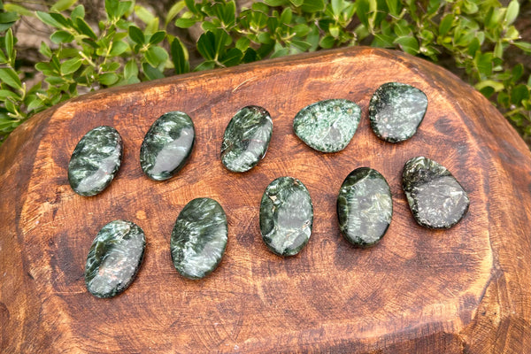 Seraphinite Crystal Oval