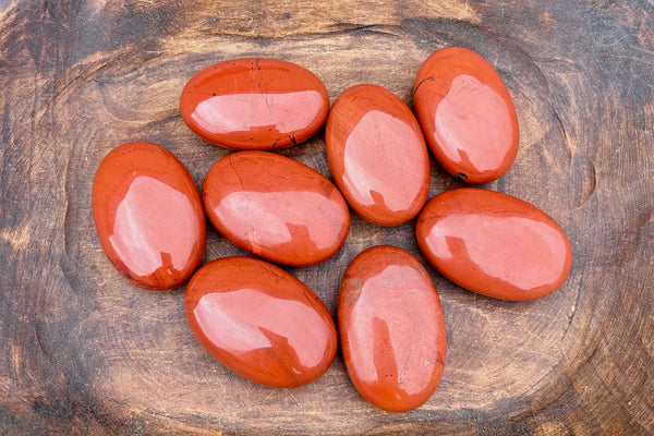 Red Jasper Crystal Palmstones