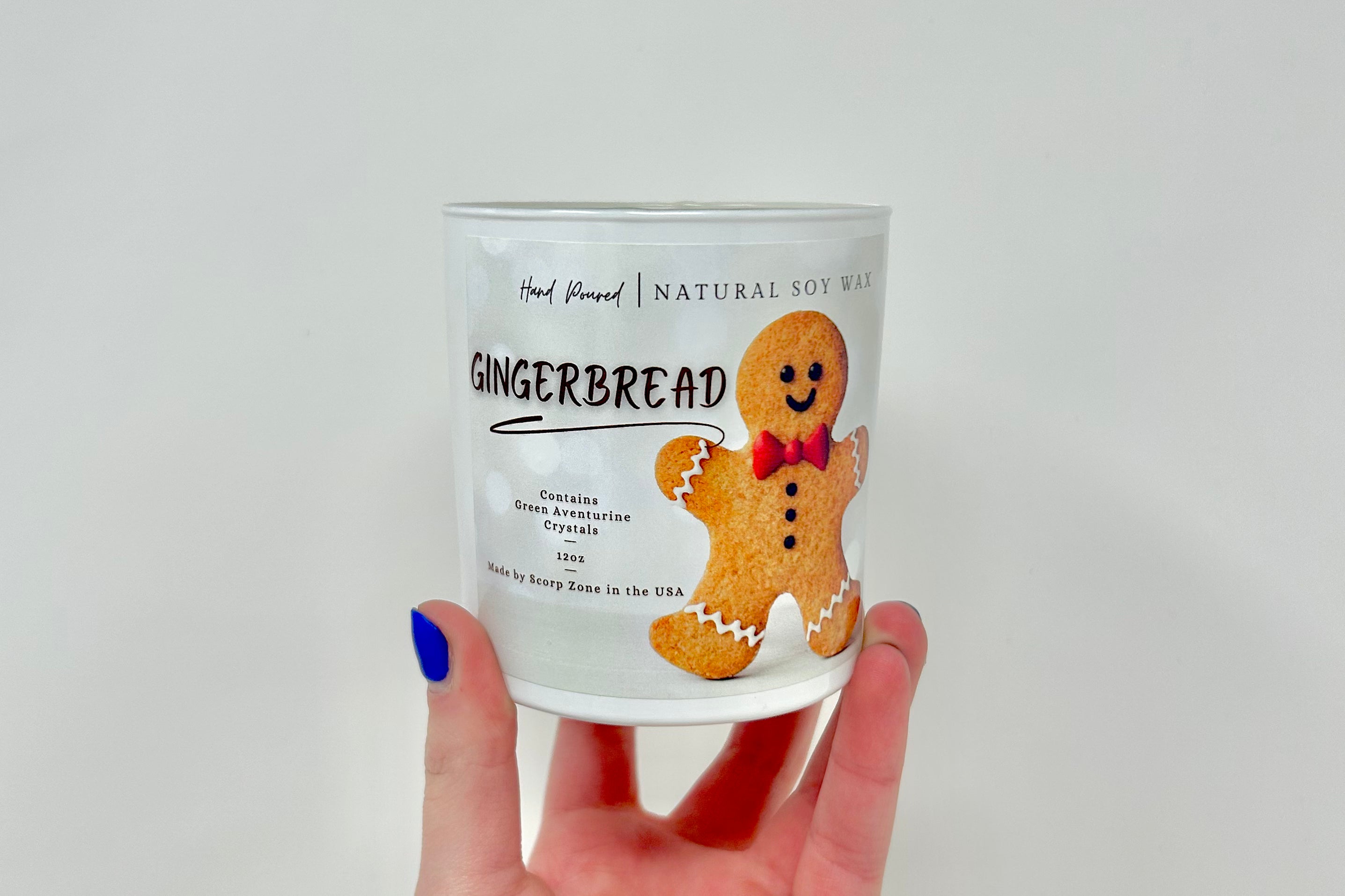 Gingerbread Natural Soy Wax Candle by Scorp Zone