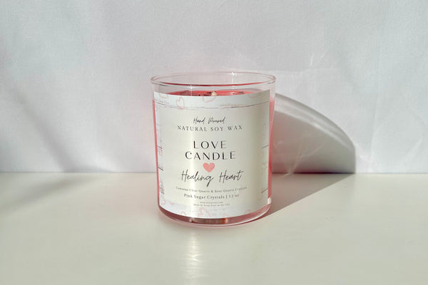 Healing Heart Love Scorp Zone 100% Natural Soy Wax Candle