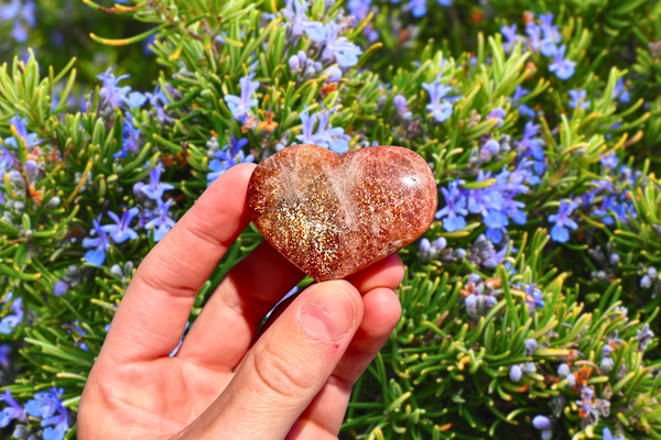 Sunstone High Quality "Arusha" Crystal Heart