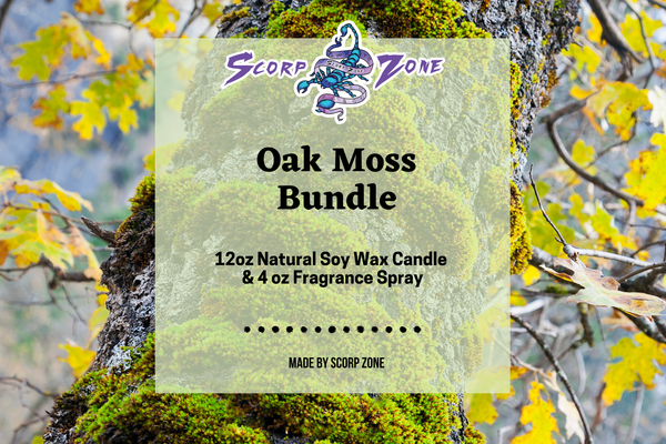 Oak Moss Candle & Fragrance Spray Bundle