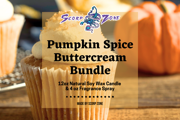 Pumpkin Spice Buttercream Candle & Fragrance Spray Bundle