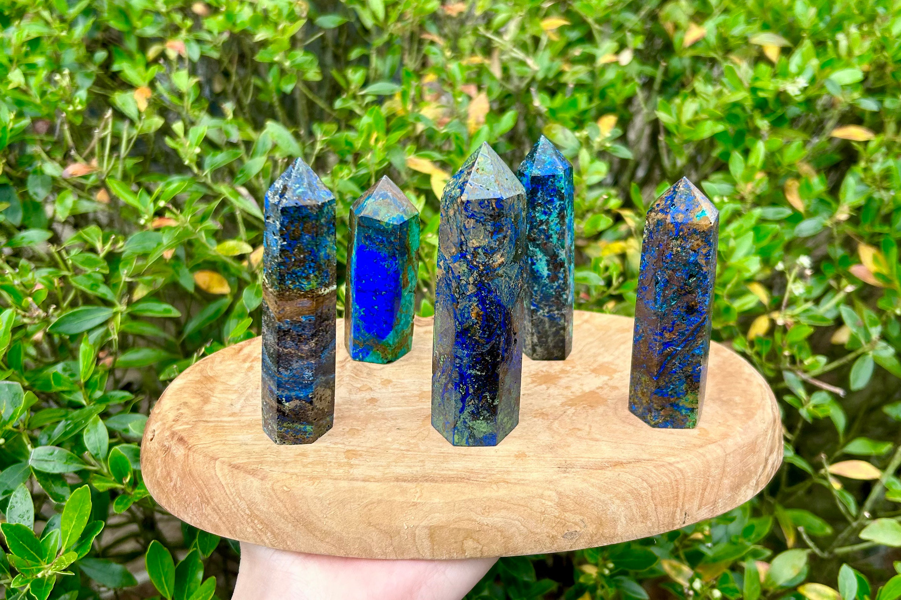 Azurite Crystal Point