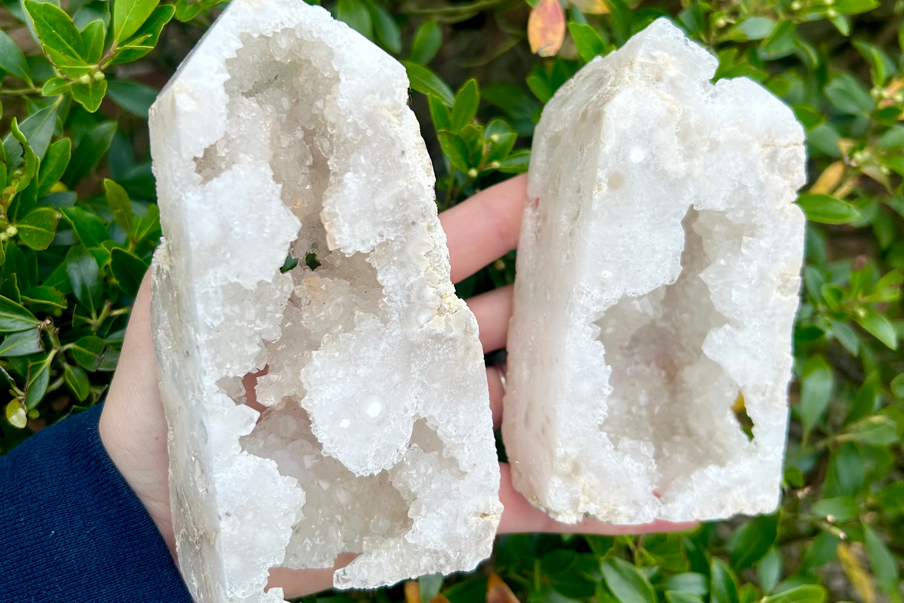 White Agate Crystal Tower